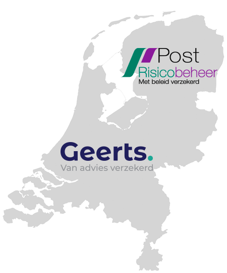 Werkgebieden Post Risicobeheer en Geerts Financiële Dienstverleners